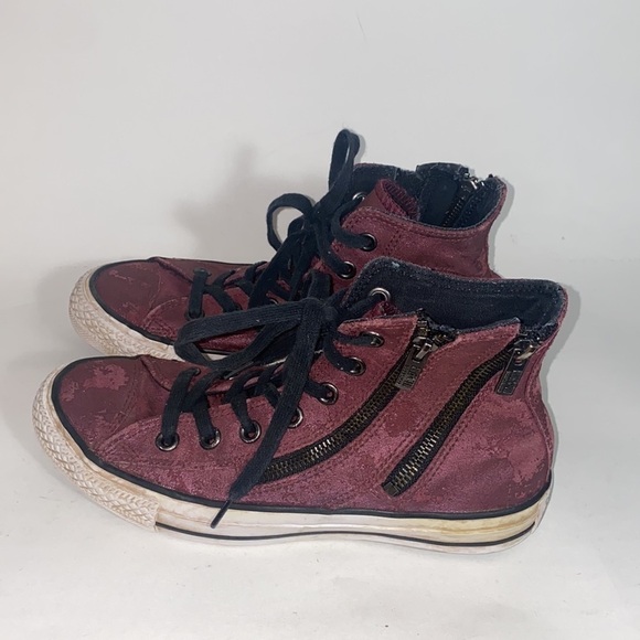 Converse from free people crushed suede high tops - Picture 6 of 10